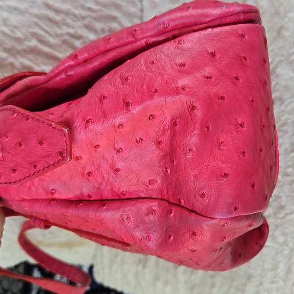 MARC BY MARC JACOBS OSTRICH EMBOSSED PRETTY TOTE BAG - Picture 5 of 14